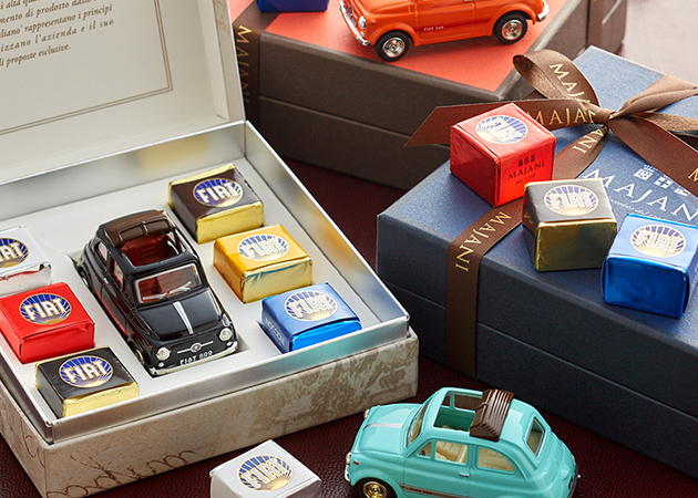 車のバレンタインチョコ「FIATチョコ」