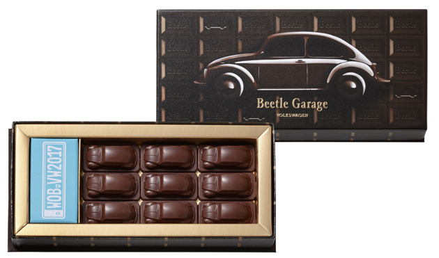 車のバレンタインチョコ「ビートルガレージ」