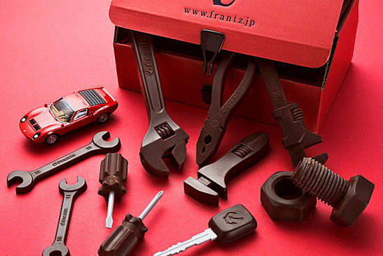 車好きへのバレンタインチョコレート「工具チョコ」