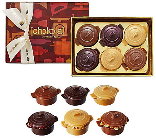 セバスチャン・ブイエのココット鍋の形をしたチョコレート