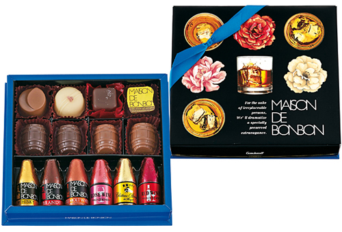ウィスキー&ブランデー入りバレンタインチョコ「ゴンチャロフ メゾンドボンボン」