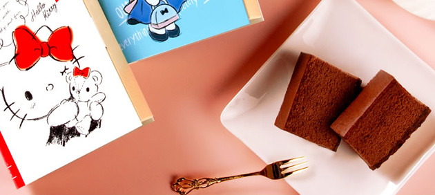 長崎心泉堂のチョコカステラ