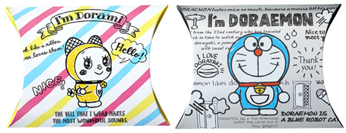 長崎心泉堂のチョコカステラ「ドラえもんとドラミちゃん」