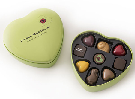 ピエール・マルコリーニ「ホワイトデーセレクション ハート缶」